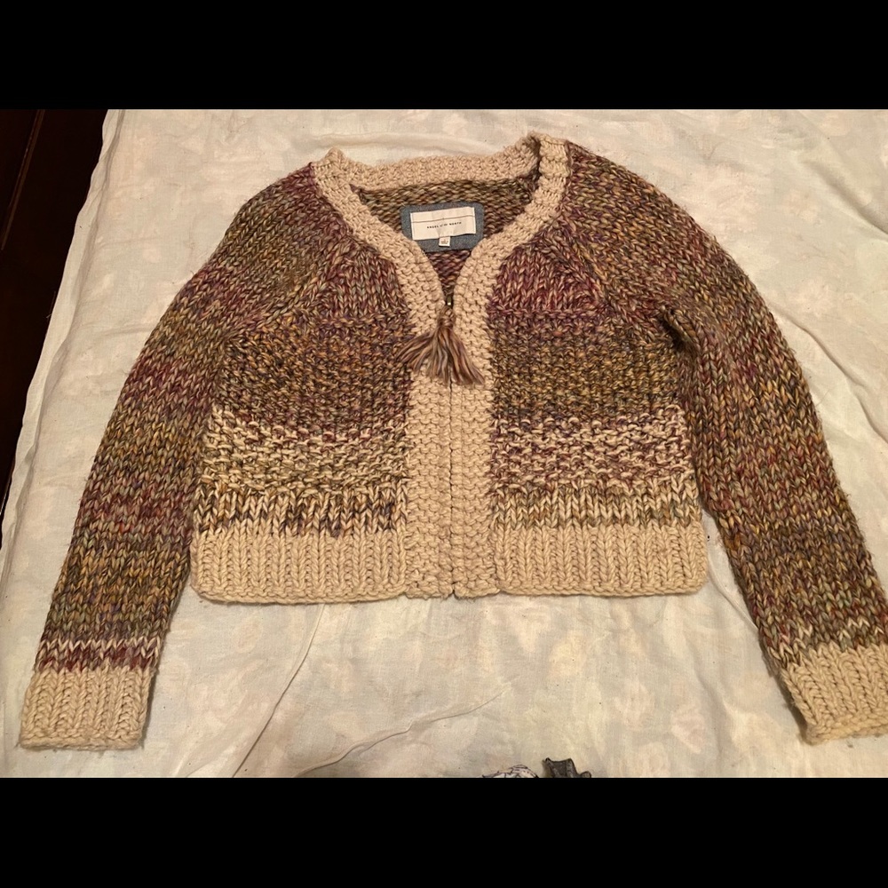 Angel of the North from Anthropologie sweater